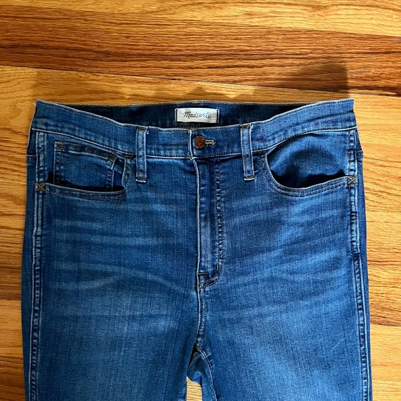 Madewell Women's Skinny Jeans in Deep Blue Stretch Denim Size 30 - Picture 7 of 9